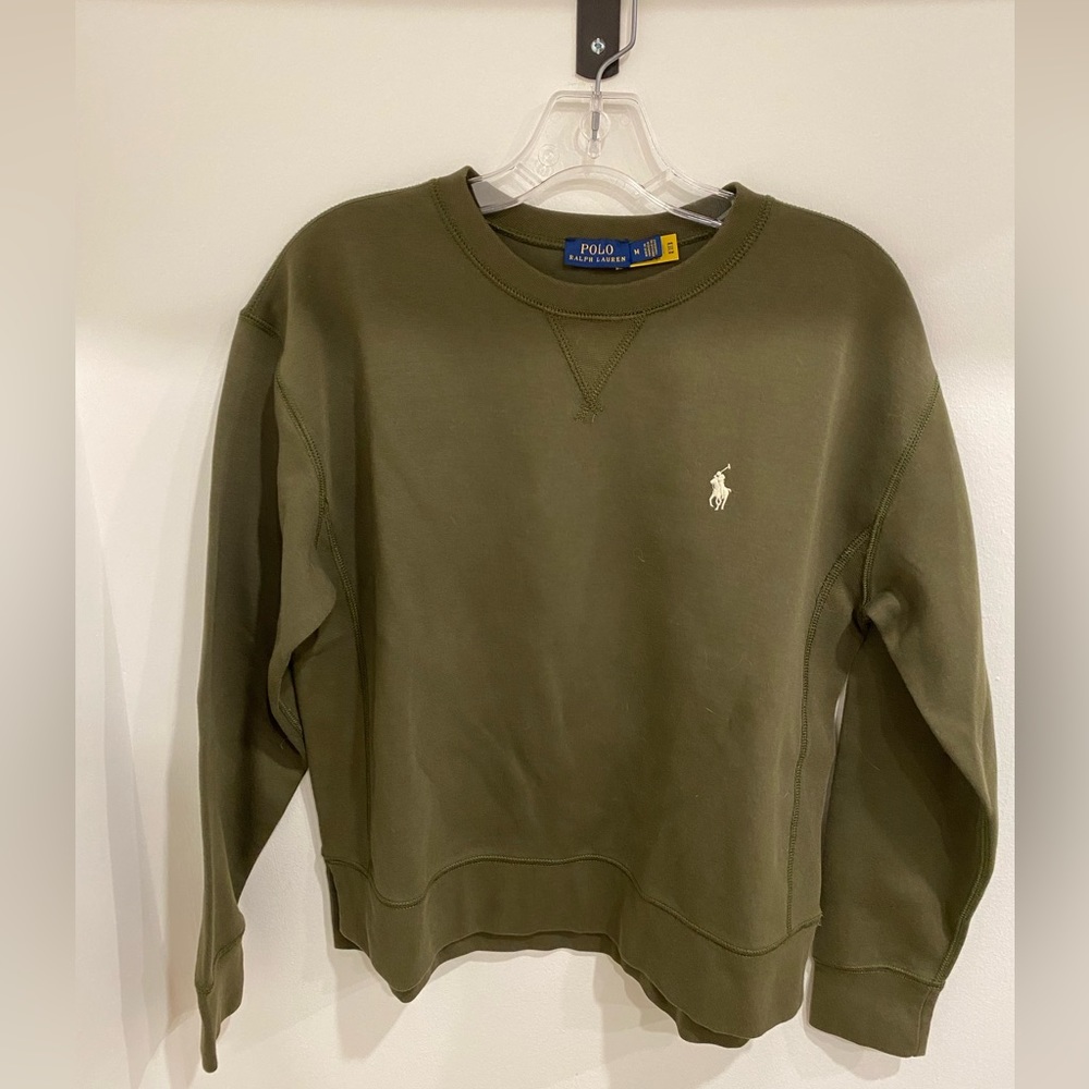 Polo Ralph Lauren olive sweat shirt and pants